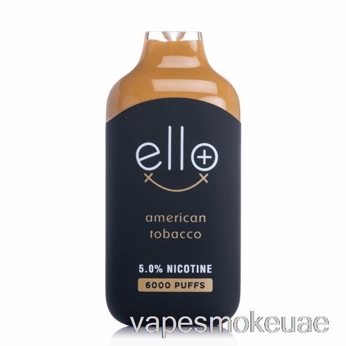 Vape Uae Blvk Ello Plus 6000 تبغ أمريكي للاستعمال مرة واحدة